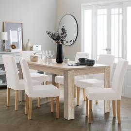 Argos Home Preston Extending Dining Table & 6 Chairs