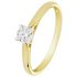 Revere 9ct Gold 0.33ct Diamond Solitaire Ring