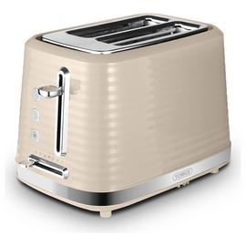 Tower T20083MSH Saturn 2 Slice Toaster - Latte