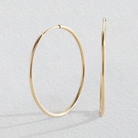 Revere 9ct Yellow Gold Hoop Earrings