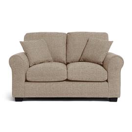 Argos Home Lisbon Fabric 2 Seater Sofa - Stone