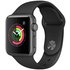 Apple Watch S1 42mm Space Grey / Black Sport Band
