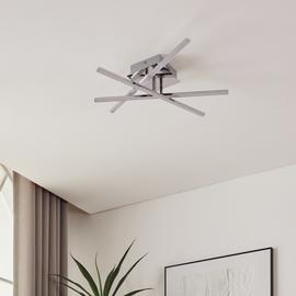 Eglo Lasana LED Ceiling Light - Chrome.