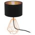 Eglo Carlton Vintage Table Lamp - Black and Copper