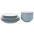 Denby Elements 12 Piece Ceramic Tableware - Blue