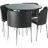 Argos Home Amparo Dining Table & 4 Chairs - Black