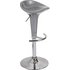 Argos Home Gas Lift Bar Stool - Silver