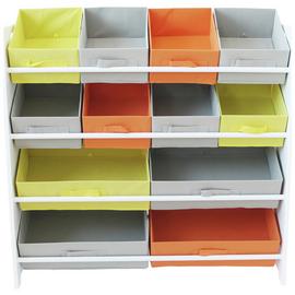 Argos Home 4 Tier Kids Basket Storage Unit - White