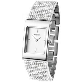 Seksy Krystal Silver Dial Swarovski® Crystals Bracelet Ladies Fashion Watch 2410.37 Best Price and Cheapest