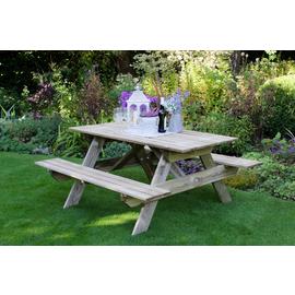 Forest Garden 4 Seater Wooden Picnic Table
