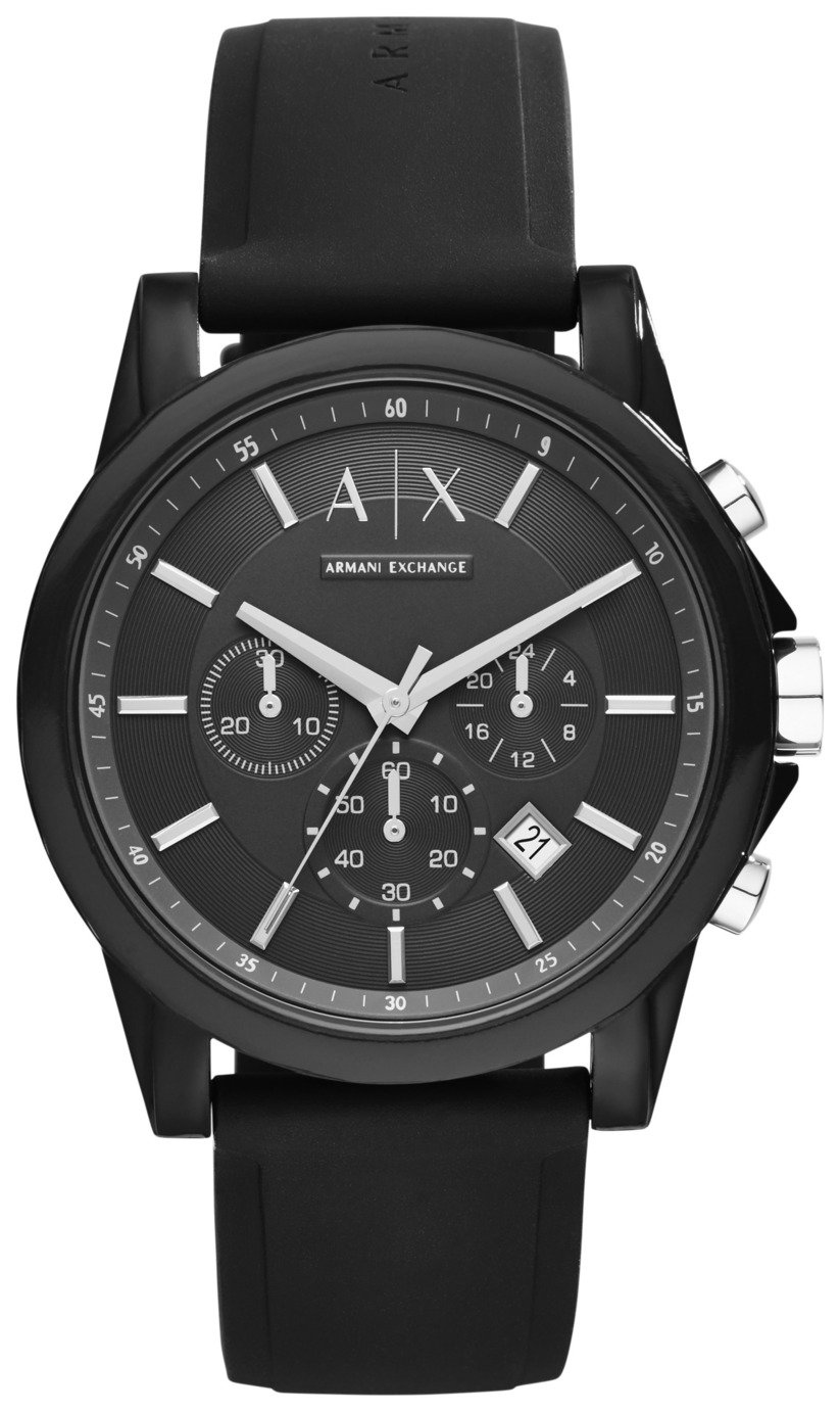 armani silicone watch