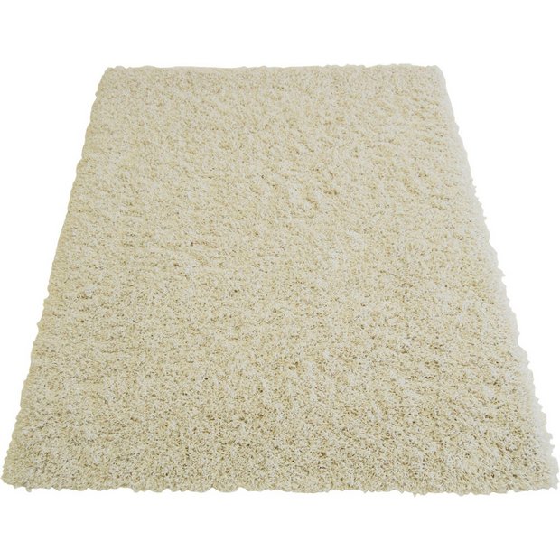 Buy Jazz Shaggy Rug Ivory 160 x 230cm at Argos.co.uk Your Online