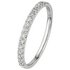 Revere 9ct White Gold 025ct tw Claw Set Eternity Ring
