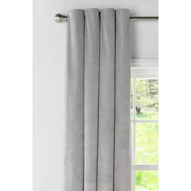 Argos Home Velour Lined Eyelet Curtains