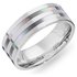 Revere Men's Titanium Mother of Pearl Ring