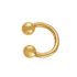 State of Mine 9ct Yellow Gold Round Barbell