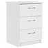 Argos Home Cheval 3 Drawer Bedside Table - White