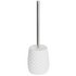 Collection Textured Pattern Toilet Brush - White
