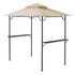 BBQ 2.5m x 1.5m Garden Gazebo with Shelves