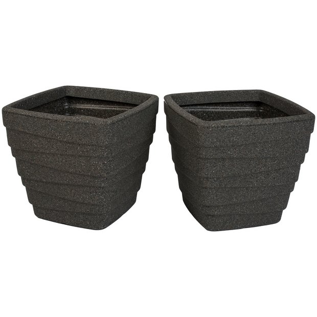 Buy Strata X2 Square Trojan Planter Set at Argos.co.uk Your Online