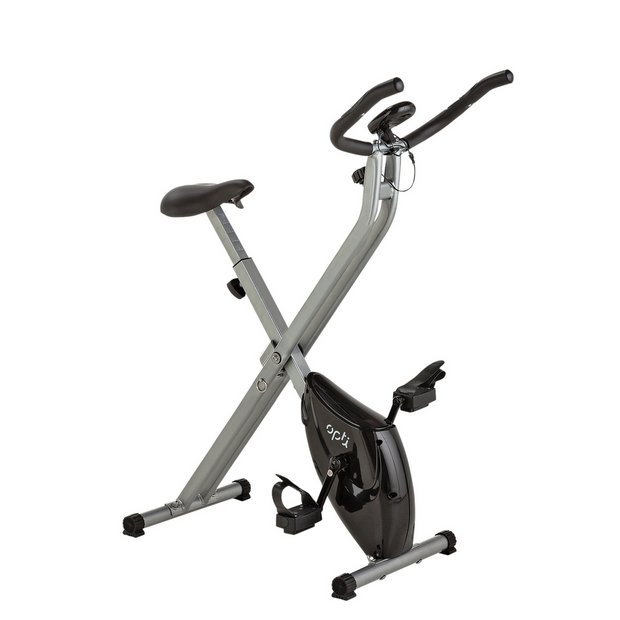 Opti folding 2024 exercise bike argos