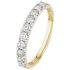 Revere 9ct Yellow Gold 0.50ct Diamond Claw Set Eternity Ring
