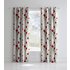 Catherine Lansfield Wild Poppies Lined Curtains - 168x183cm