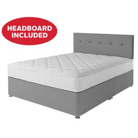 Airsprung Dalham 800 Pocket Memory Grey Divan Bed - Double