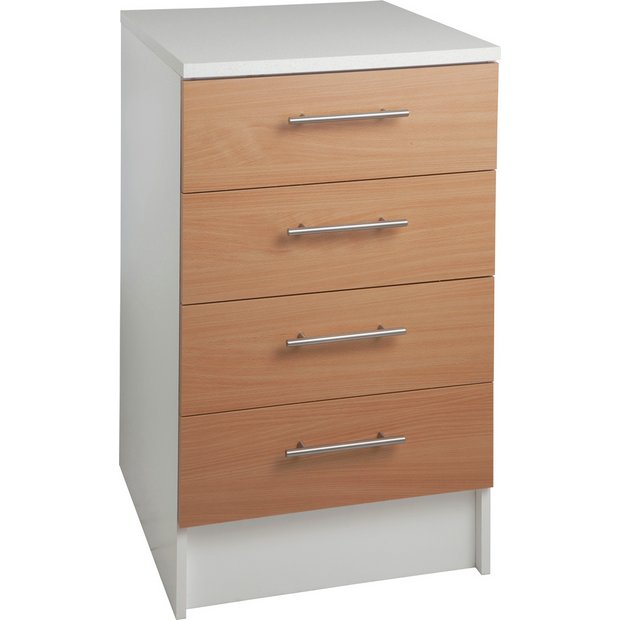 Buy Athina 500mm Fitted Kitchen Drawer Unit Beech Wood Effect at
