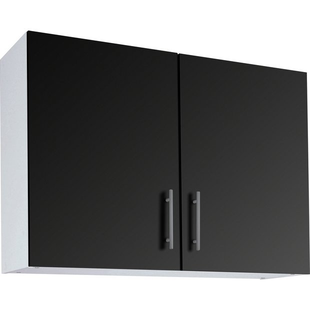 Buy Athina 1000mm Fitted Kitchen Wall Unit Black at Argos.co.uk