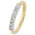 Revere 9ct Yellow Gold 0.33ct Diamond 7 Stone Eternity Ring