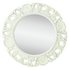 Collection Casa Ornate Circular Vintage Look Mirror - White