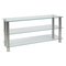 Argos Home Matrix Glass TV Bench - Clear