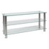 Argos Home Matrix Glass TV Bench - Clear