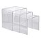 Argos Home Mistral Nest of 3 Tables - Clear Acrylic