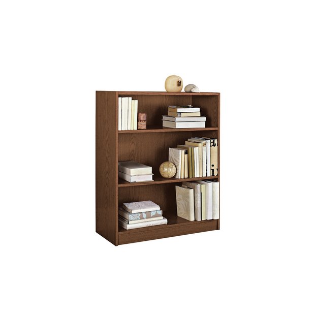 Buy Argos Home Maine 2 Shelf Small Bookcase Walnut Effect Bookcases