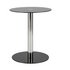 Argos Home Matrix Round Glass Lamp Table - Black