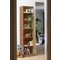 Argos Home Maine 5 Shelf Half Width Bookcase - Oak Effect