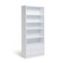HOME Maine 4 Shelf 2 Drawer Bookcase - White