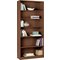 Argos Home Maine 5 Shelf Wide Deep Bookcase - Walnut Effect