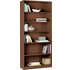 Argos Home Maine 5 Shelf Wide Deep Bookcase - Walnut Effect