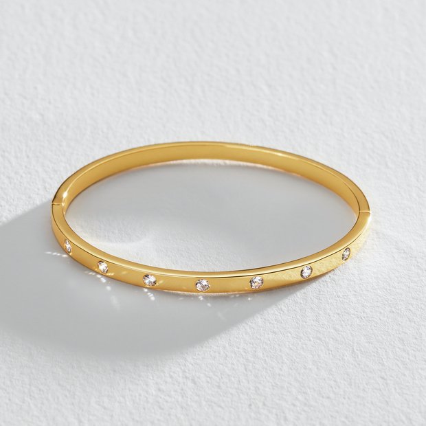 Gold sale bracelets argos