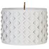 Collection Ossie Laser Cut Fabric Shade - White