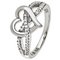 Revere Sterling Silver Cubic Zirconia Heart Ring