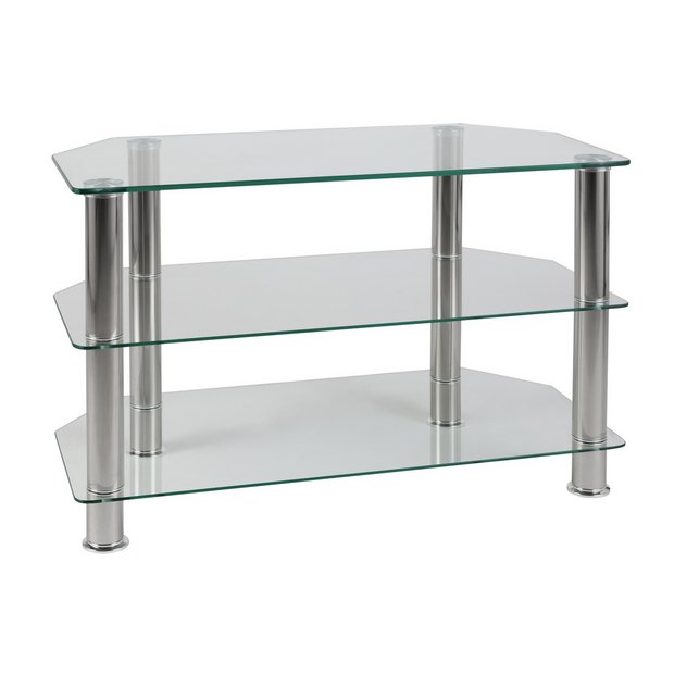 Glass corner store tv cabinet