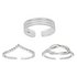 State of Mine Sterling Silver Toe RingsSet of 3