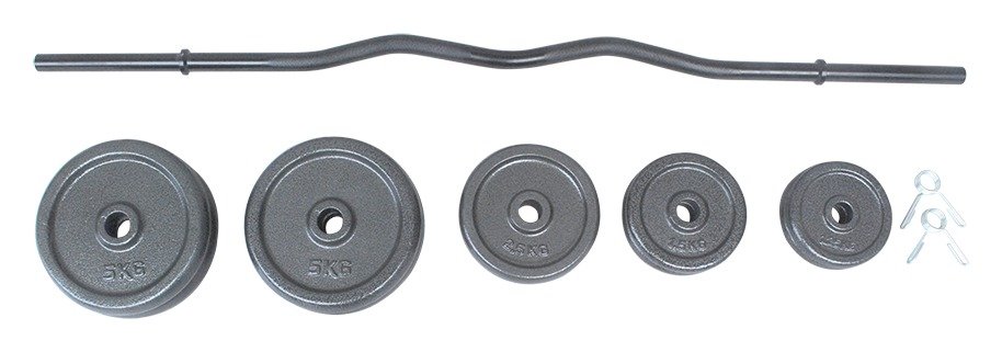 curl barbell weight
