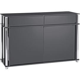 Argos Home Matrix 2 Door 2 Drawer Glass Sideboard - Black