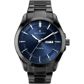 Accurist Men's Black Stainless Steel Bracelet Watch