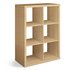Argos Home Squares Plus 6 Cube Storage Unit - Oak Effect